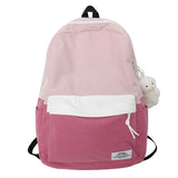 Women Canvas School Bags Girl Travel Book Laptop Backpack Ladies