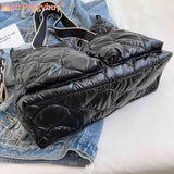 Women Cotton Padded Crossbody Bags - Large Capacity