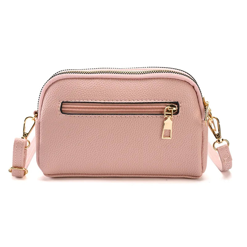 Women Crossbody Bag PU Leather Small Shoulder Handbags