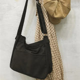 Casual Canvas Messenger Bag for Women
