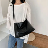 Casual Tote Soft PU Leather Shoulder Bag
