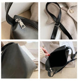 Casual Tote Soft PU Leather Shoulder Bag