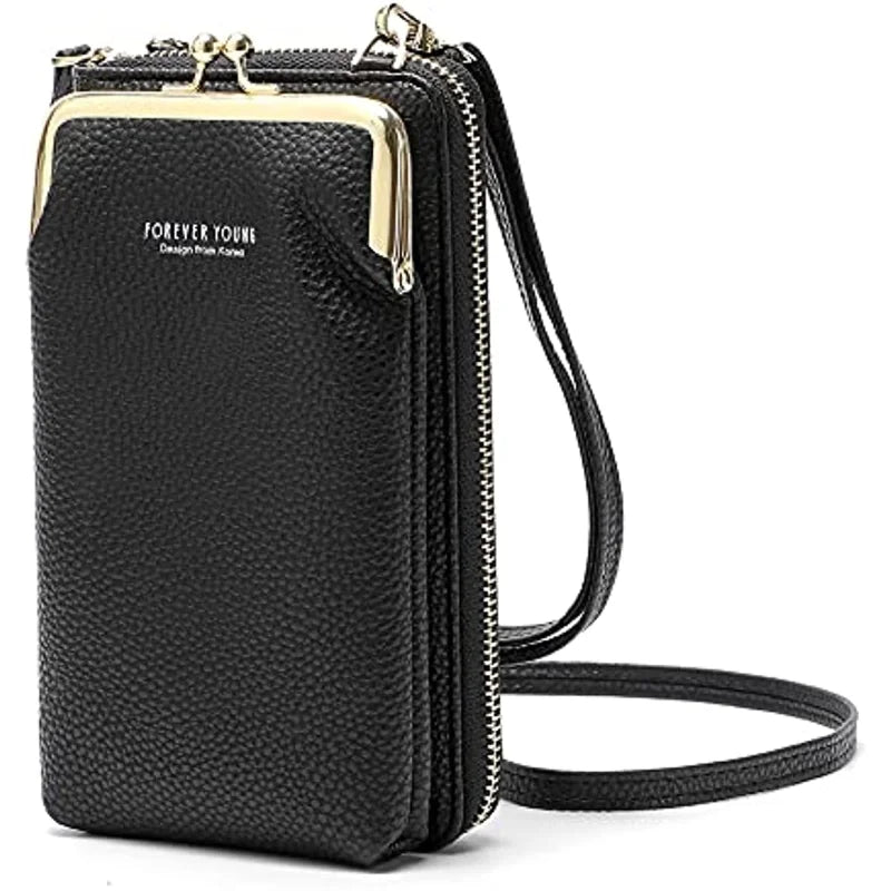 Women Mini Crossbody Bag & Handbag Clips Phone Packet Female Clutch Wallet