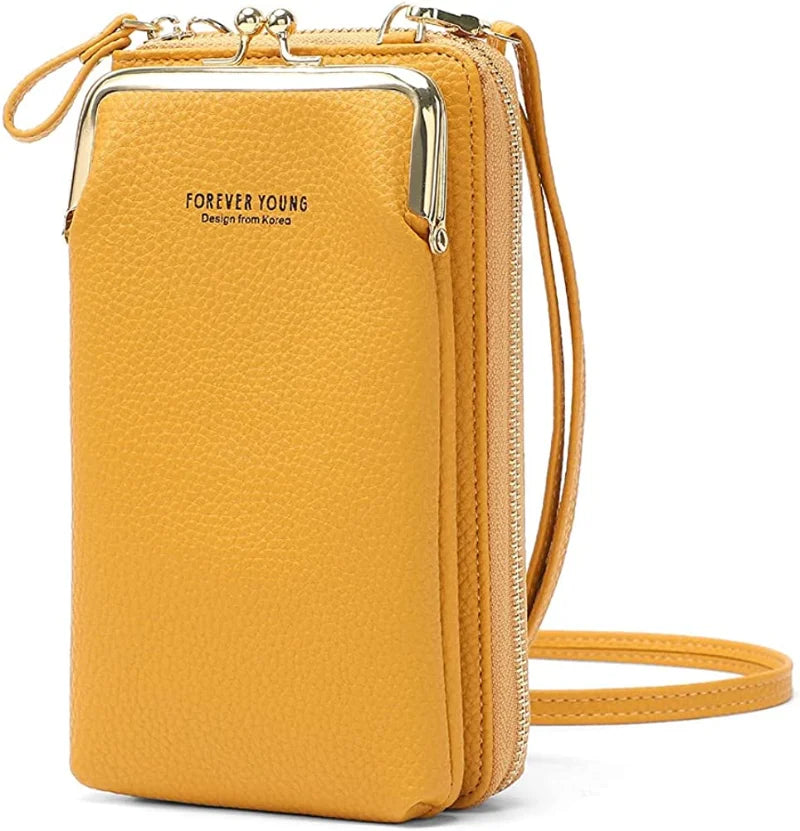 Women Mini Crossbody Bag & Handbag Clips Phone Packet Female Clutch Wallet