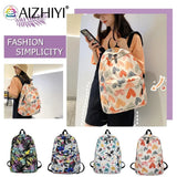 Cartoon Graffiti Printing Backpack Large Capacity Rucksack