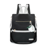 Waterproof Oxford Backpack for Girls Preppy Style Shoulder Bag