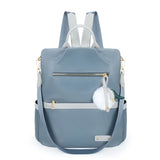 Waterproof Oxford Backpack for Girls Preppy Style Shoulder Bag
