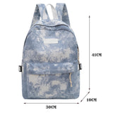 Tie Dye Printing Backpack Preppy Style School Bag