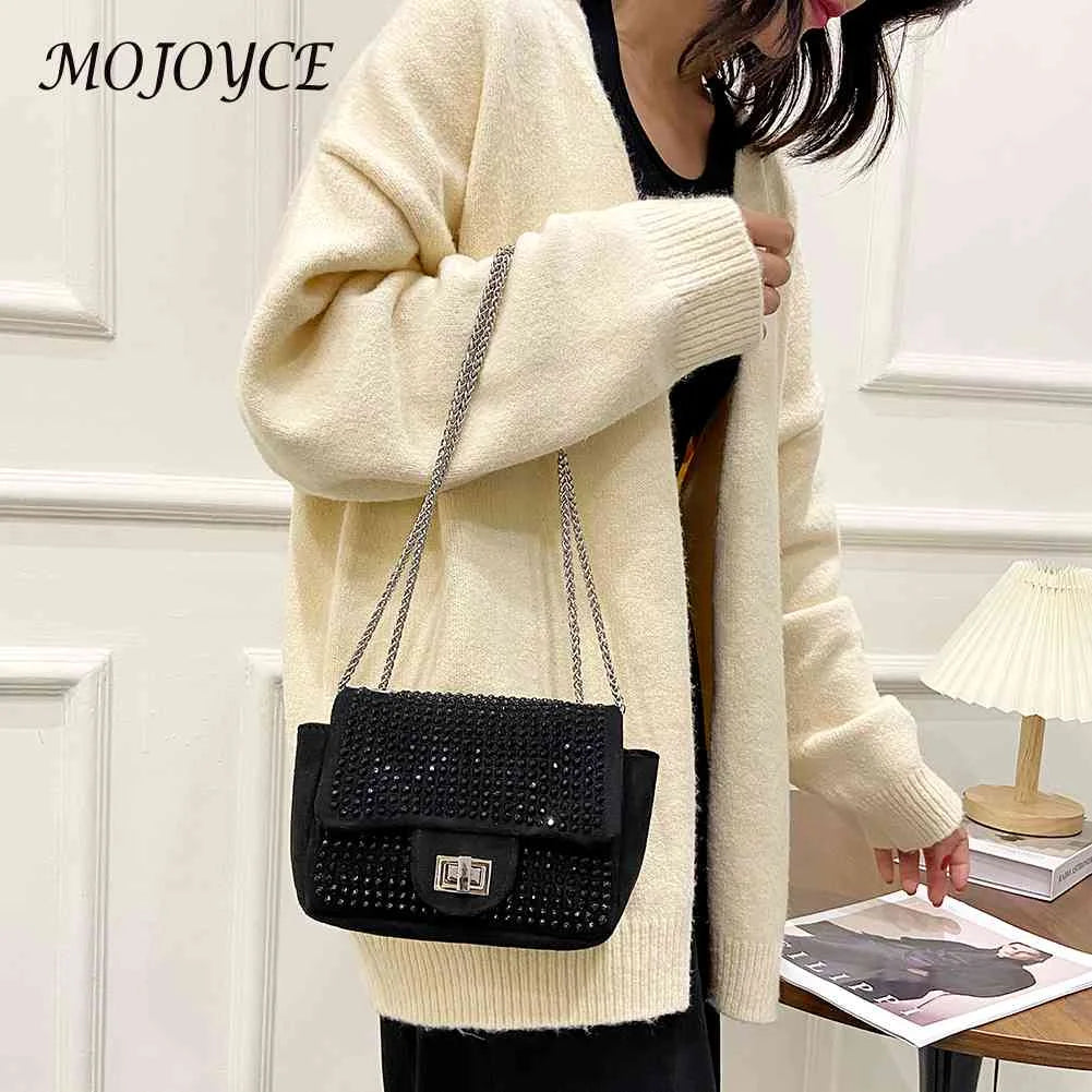 Rhinestone Shoulder Bag Messenger Birthday Gift