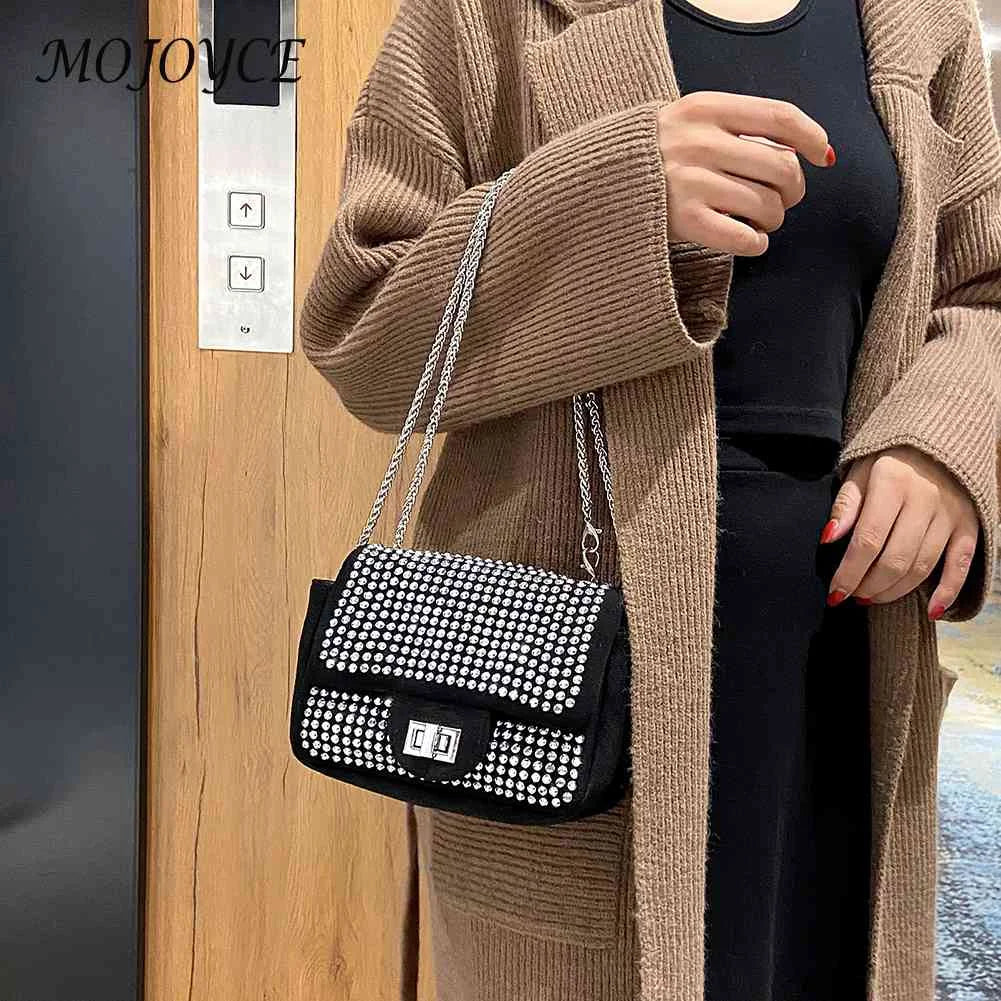 Rhinestone Shoulder Bag Messenger Birthday Gift