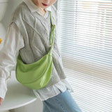 Women Shoulder Bag Dumpling Crossbody Bags PU Leather Handbag