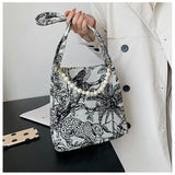 Women Shoulder Bag Handbag Jacquard Embroidery Beach Tote Bags Purse