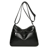 Multi-function Women Shoulder Bag Soft PU Leather Satchels