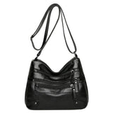 Multi-function Women Shoulder Bag Soft PU Leather Satchels