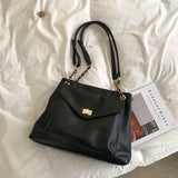 Women Shoulder Bag PU Leather Tote Handbag Large Capacity