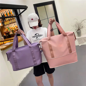 Women Shoulder Bag Waterproof Multi-Pocket Tote Handbag Large Capacity