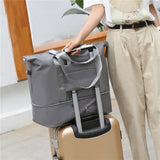 Women Shoulder Bag Waterproof Multi-Pocket Tote Handbag Large Capacity