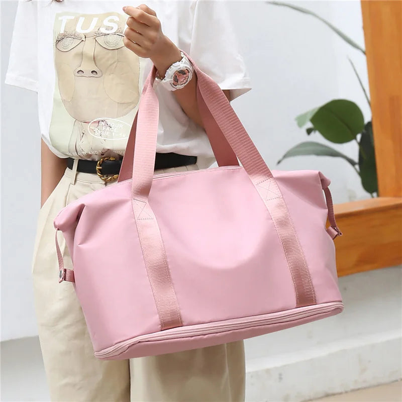 Women Shoulder Bag Waterproof Multi-Pocket Tote Handbag Large Capacity
