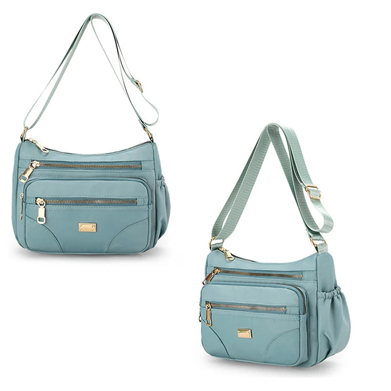Women Shoulder Messenger Bag Nylon Lightweight Waterproof Crossbody