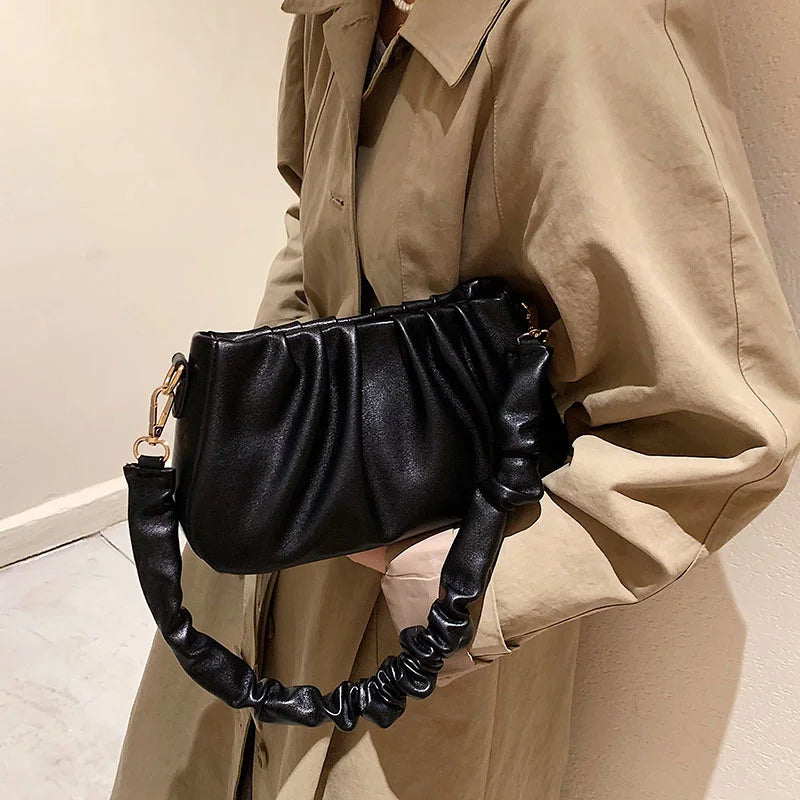 Women Small Pu Leather Handbags Shoulder Bags Travel Messenger Bags