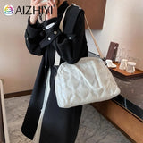 Women Space Cotton Shoulder Bags Winter Crossbody Large Capacity Down Bag