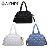 Women Space Cotton Shoulder Bags Winter Crossbody Large Capacity Down Bag