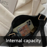 Women Underarm Bag Letter Print Handbag