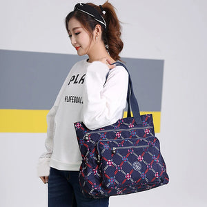 Waterproof Nylon Shoulder Bag Cross Body Messenger Tote Shopper