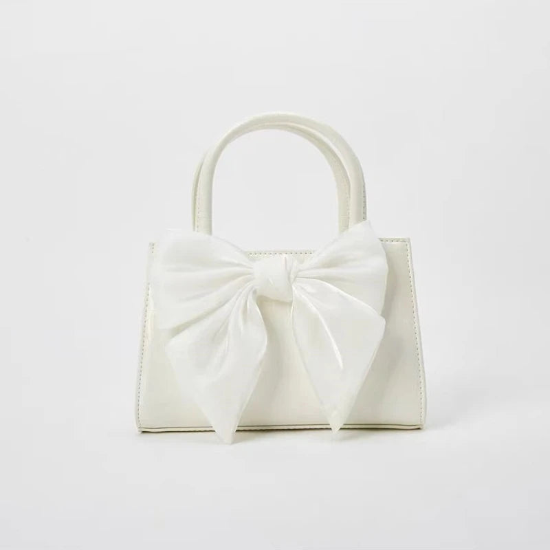 Women's Clutch Purse Handbags Pink Bowknot Underarm Bags