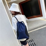 Women's Waterproof Drawstring Backpack for Yoga Fitness Travel