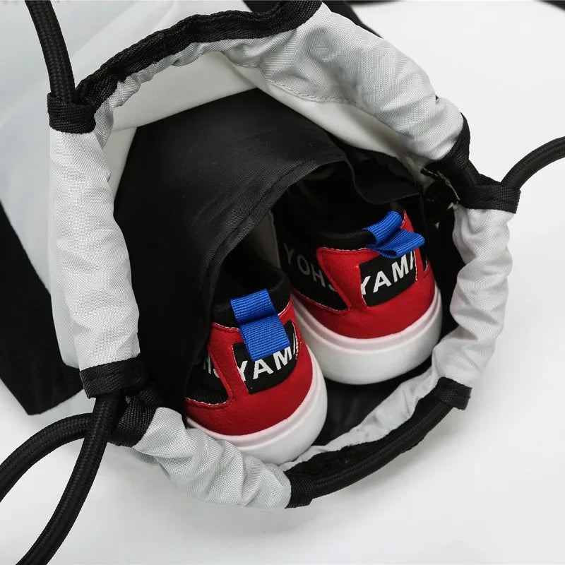 Women's Waterproof Drawstring Backpack for Yoga Fitness Travel