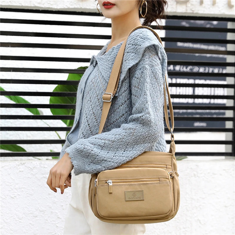 Waterproof Shoulder Bag Large Capacity Crossbody Purse