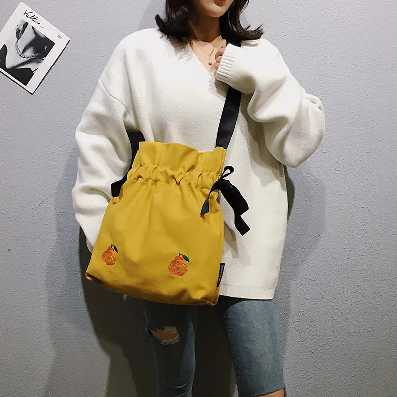 Casual Solid Handbag for Women Large Capacity Crossbody Bags