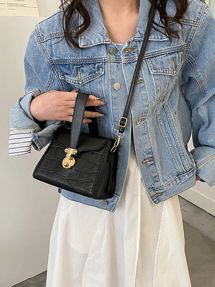 Casual Solid Crossbody Bags for Women Female Handbags