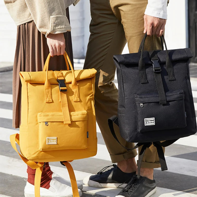 Youth Canvas Backpack Tablet Bag Student Bag