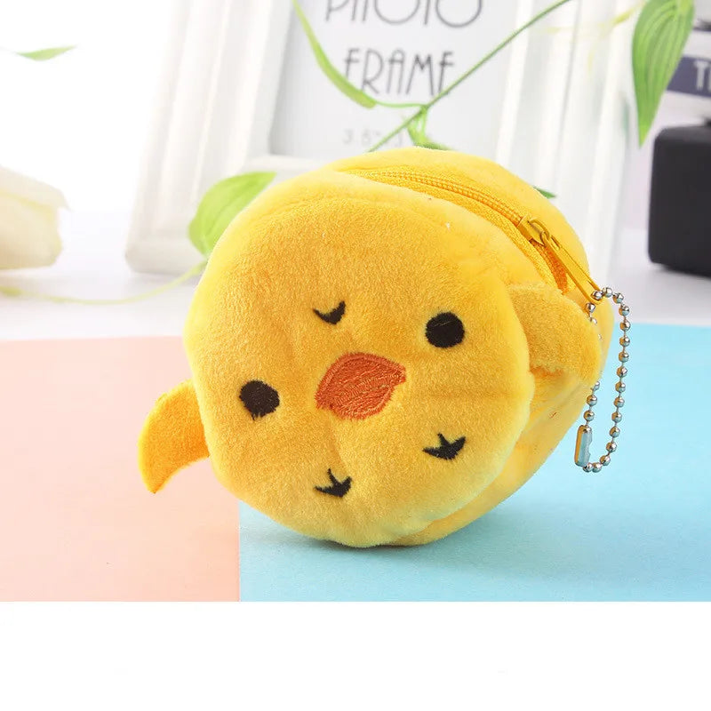 Cartoon Pattern Coin Purse Mini Zipper Girls Coin Wallet