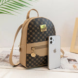 Mini Backpack for Girls PU Leather Storage Bag