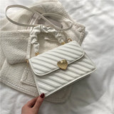 Shoulder Bag Women Indentation Retro Texture Small Square Bag Messenger Handbag