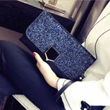 Leather Envelope Clutch Evening Bag