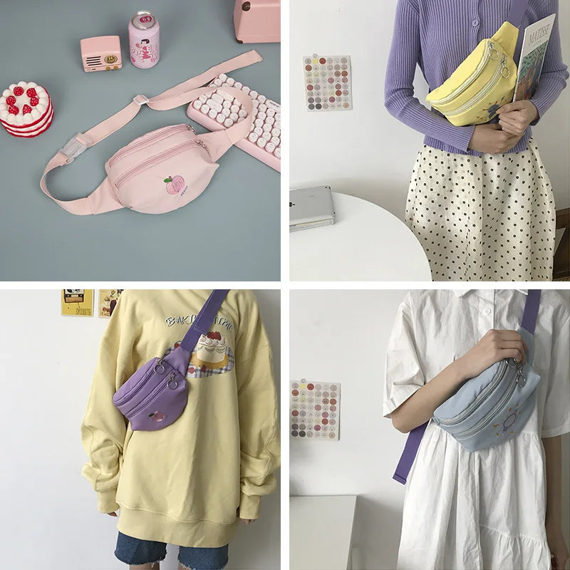 Fashionable Chunxia Fund Joker Breast Pocket Female Bag Single Shoulder Bag