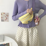 Fashionable Chunxia Fund Joker Breast Pocket Female Bag Single Shoulder Bag