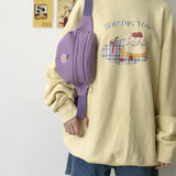 Fashionable Chunxia Fund Joker Breast Pocket Female Bag Single Shoulder Bag