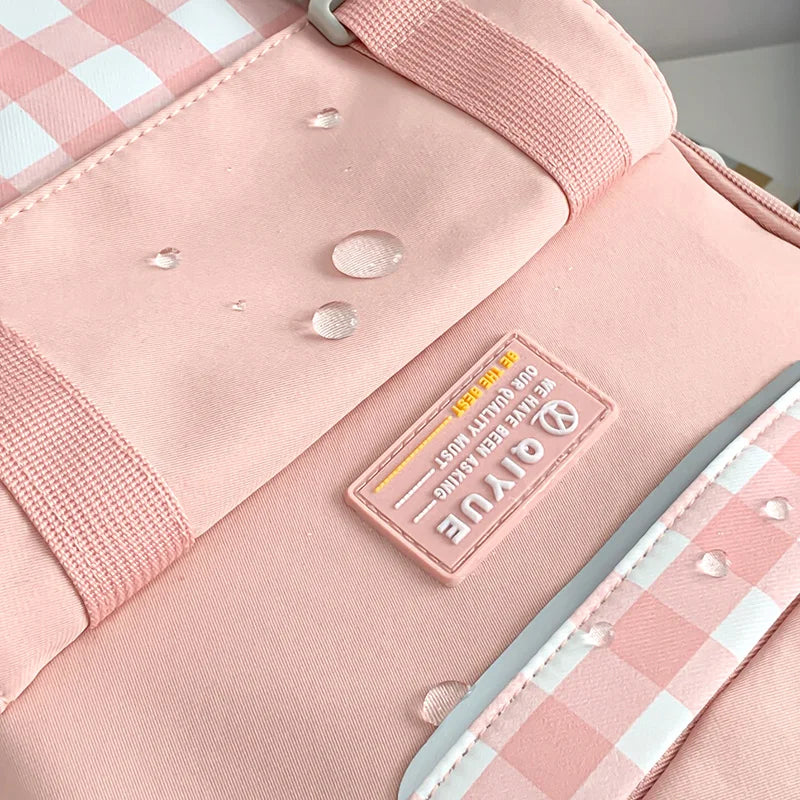 Stylish Waterproof Schoolbag For Girls Backpack Teen Traveling Knapsack