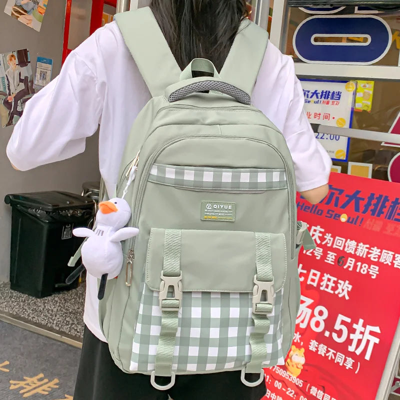 Stylish Waterproof Schoolbag For Girls Backpack Teen Traveling Knapsack