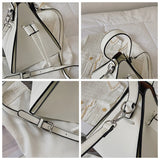 Triangle PU Leather Women's Mini Bag Handbag Shoulder Bag