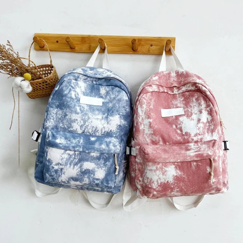 Casual Classics Women Nylon Backpack Solid Color