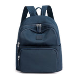 Women's Casual Solid Schoolbag Travel Backpack