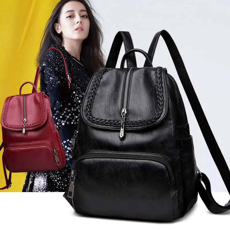Female Backpack Travel Back Pack Women Bags School Bag High Pu Leather