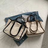 Casual Canvas Lady Handbag Large Capacity Tote Bag