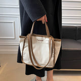 Casual Canvas Lady Handbag Large Capacity Tote Bag